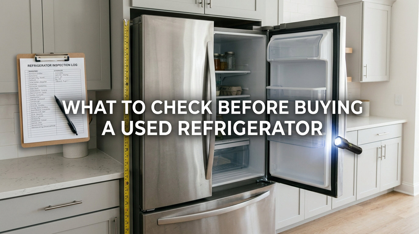 What to check before buying a used refrigerator