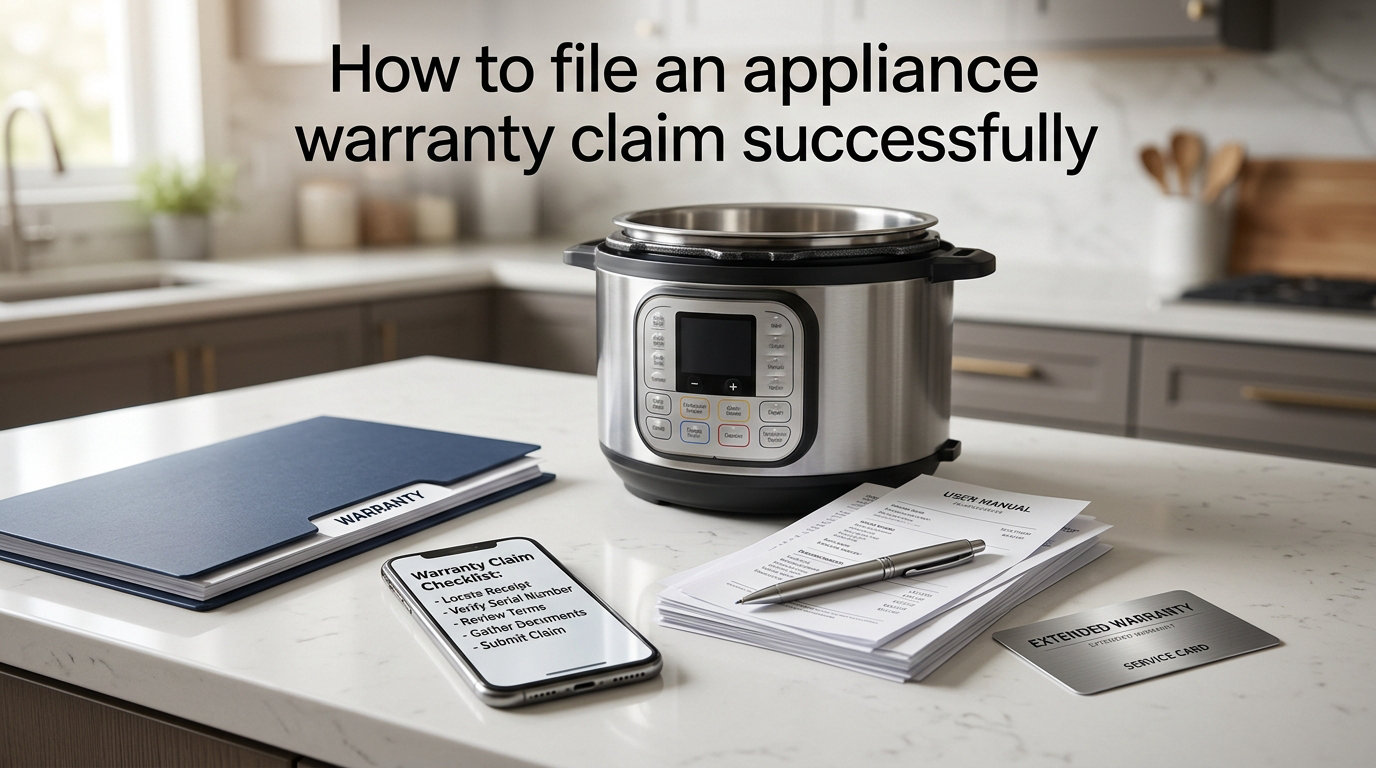 How to file an appliance warranty claim successfully