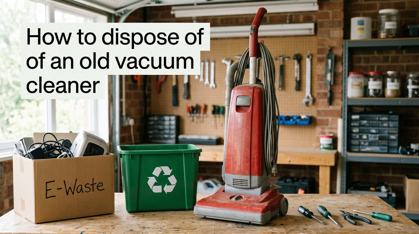 How to dispose of an old vacuum cleaner