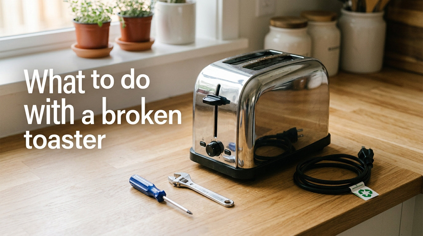 What to do with a broken toaster