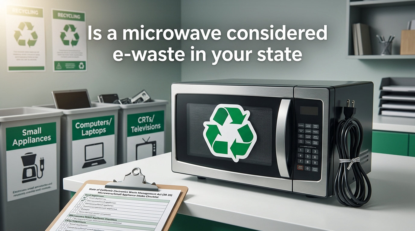 Is a microwave considered e-waste in your state