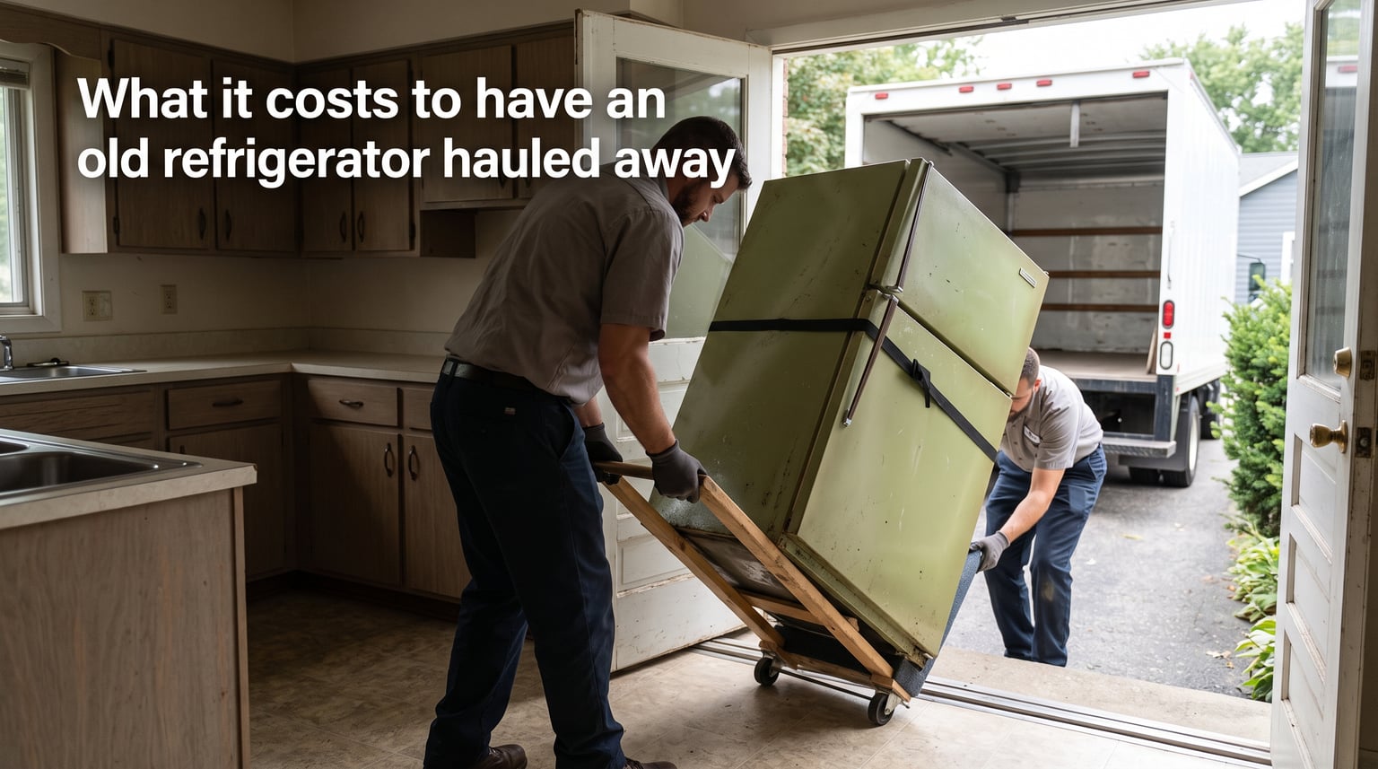 What it costs to have an old refrigerator hauled away in 2026