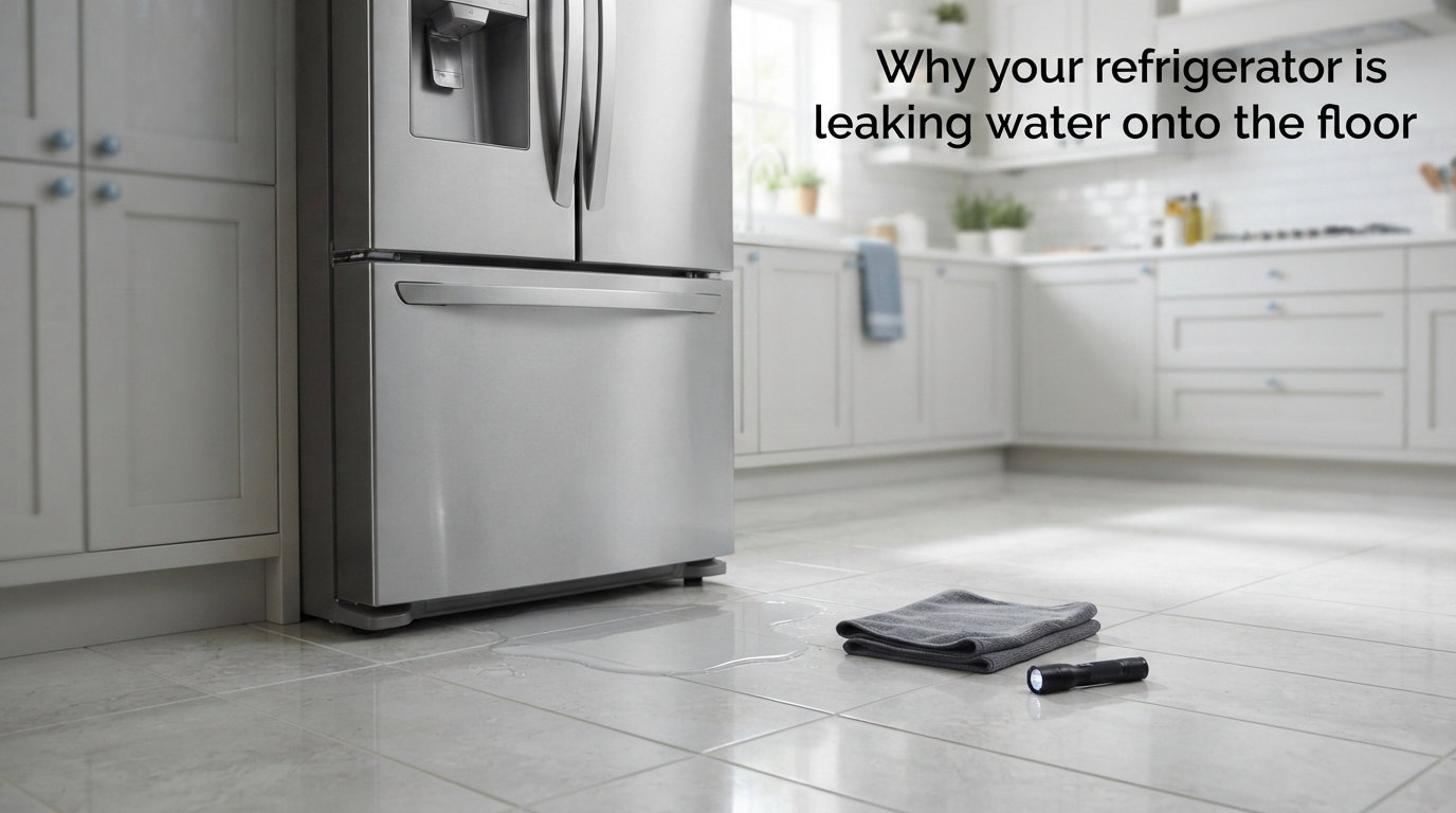 Why your refrigerator is leaking water onto the floor