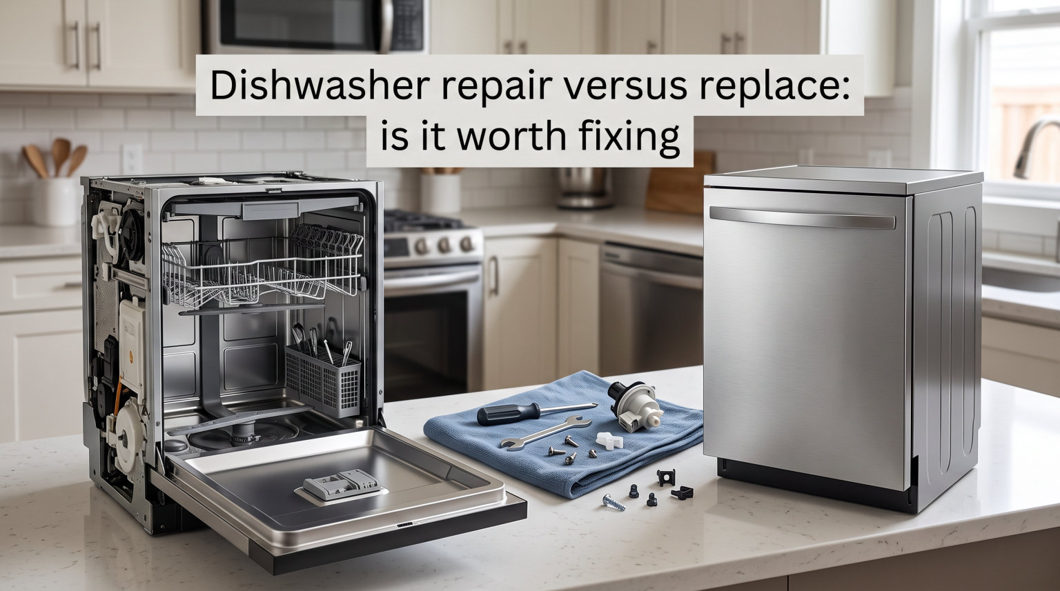 Dishwasher repair versus replace: is it worth fixing