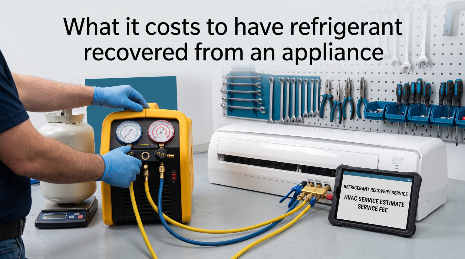 What it costs to have refrigerant recovered from an appliance