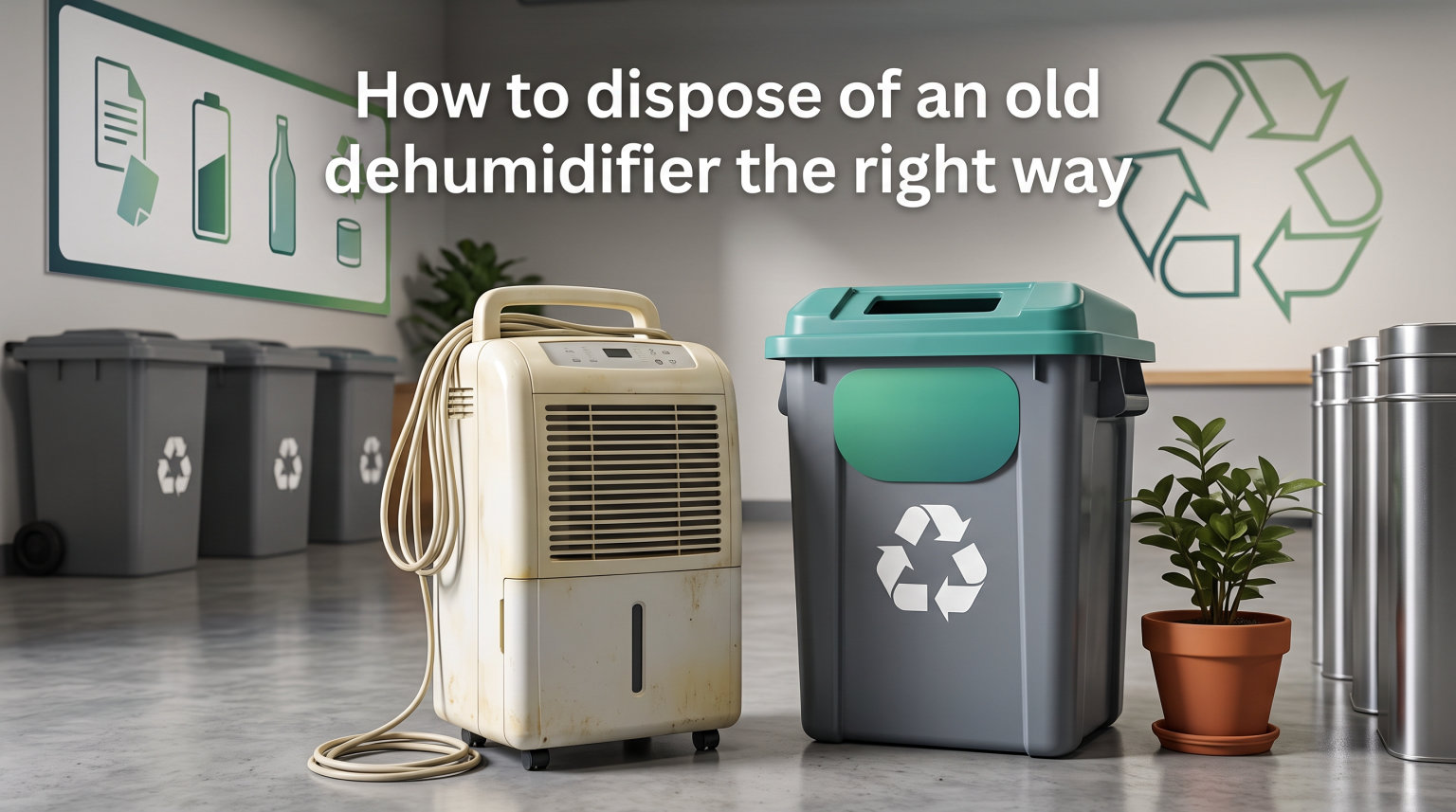 How to dispose of an old dehumidifier the right way