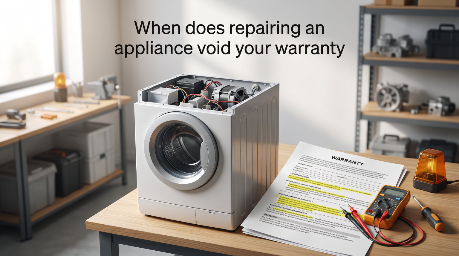 When does repairing an appliance void your warranty