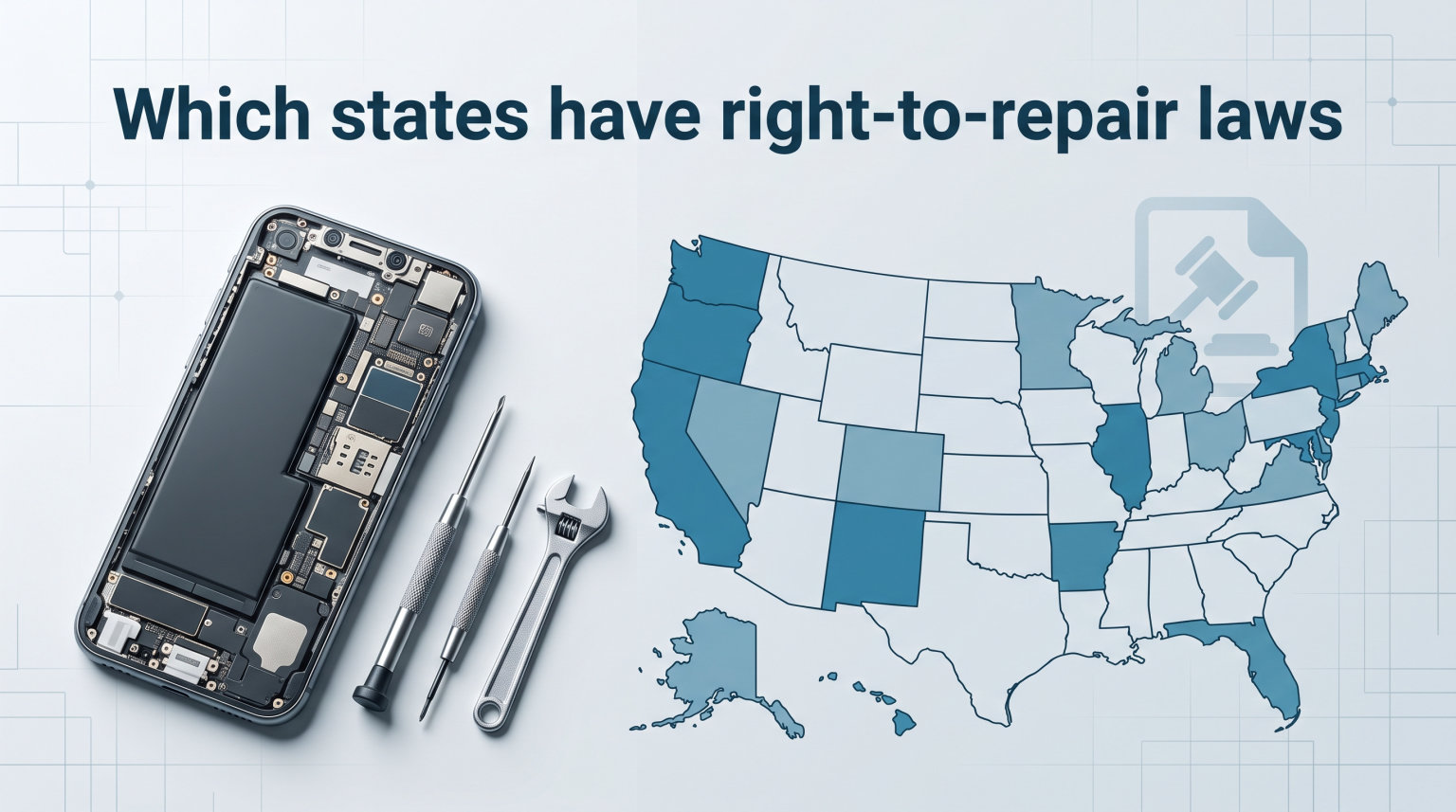 Which states have right-to-repair laws in 2026