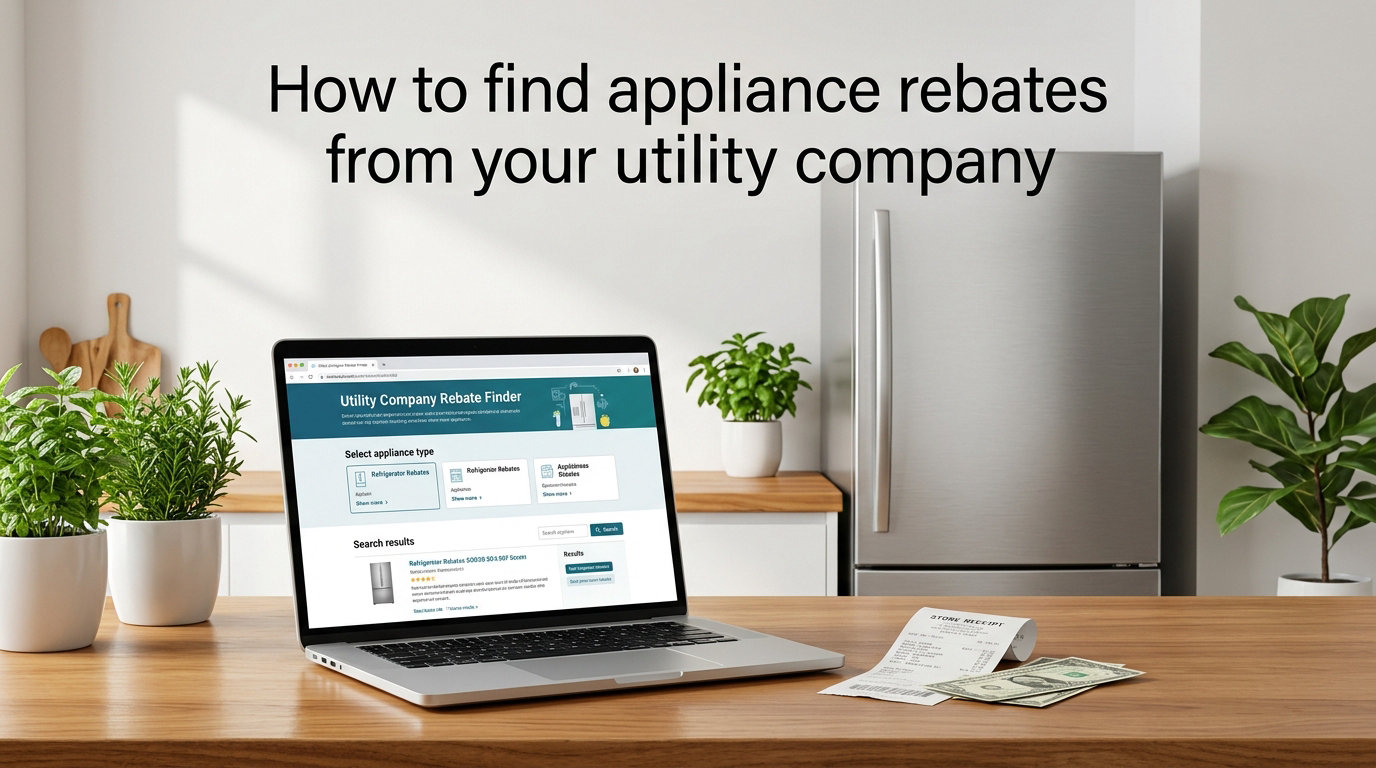 How to find appliance rebates from your utility company