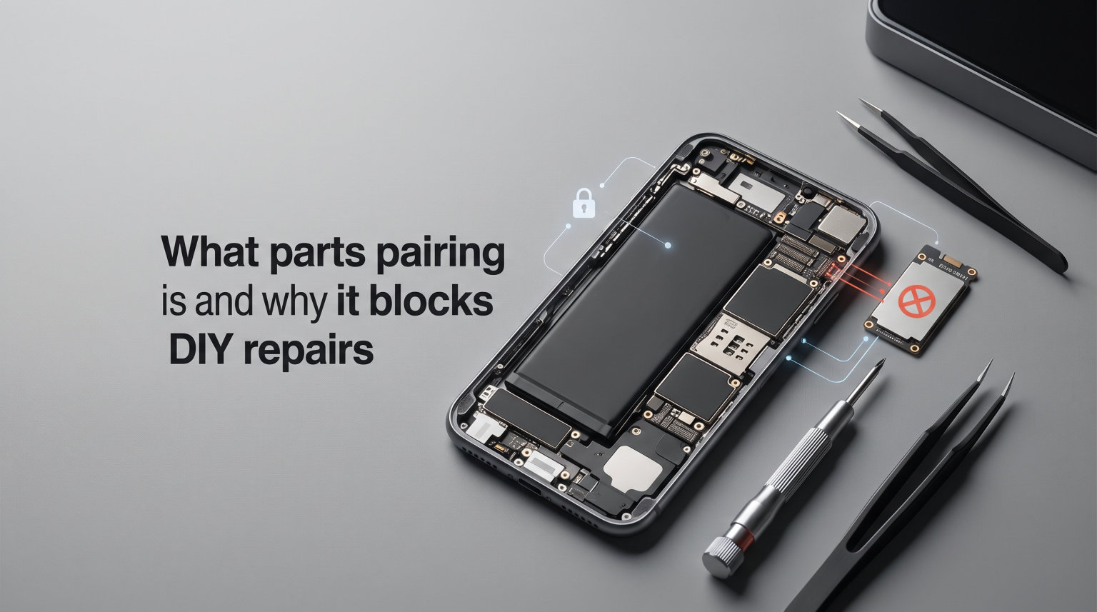 What parts pairing is and why it blocks DIY repairs