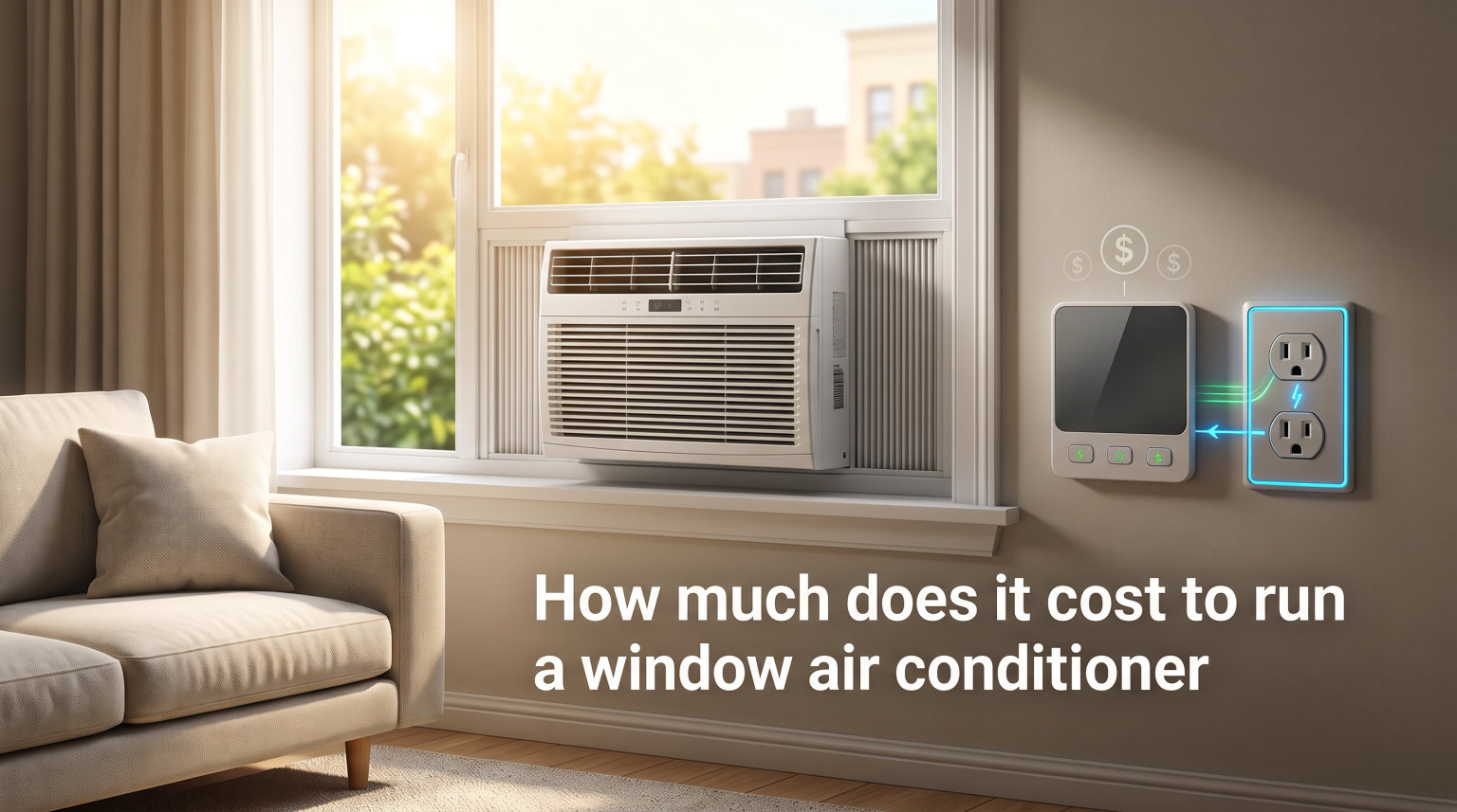 How much does it cost to run a window air conditioner