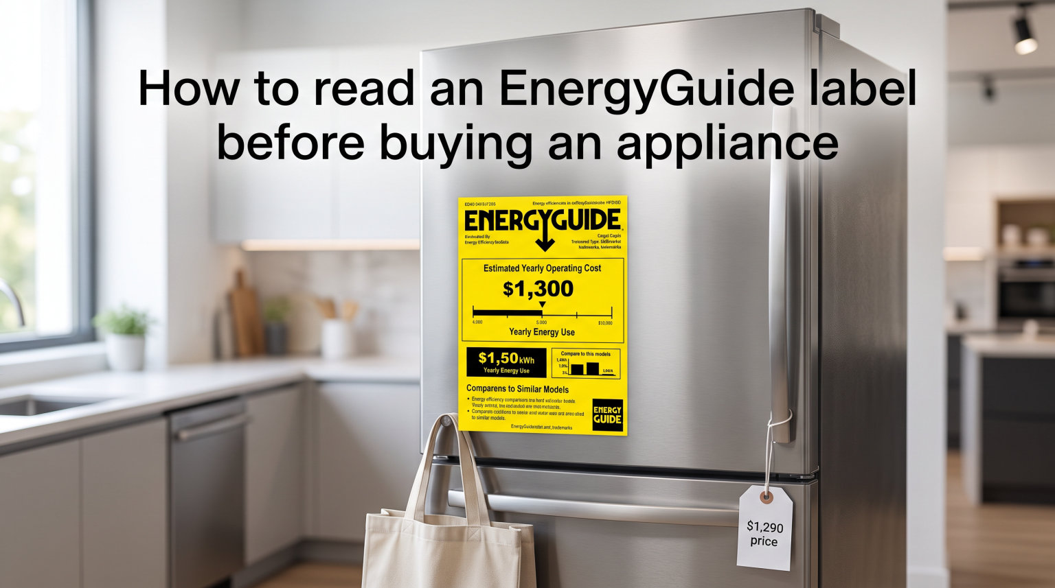 How to read an EnergyGuide label before buying an appliance