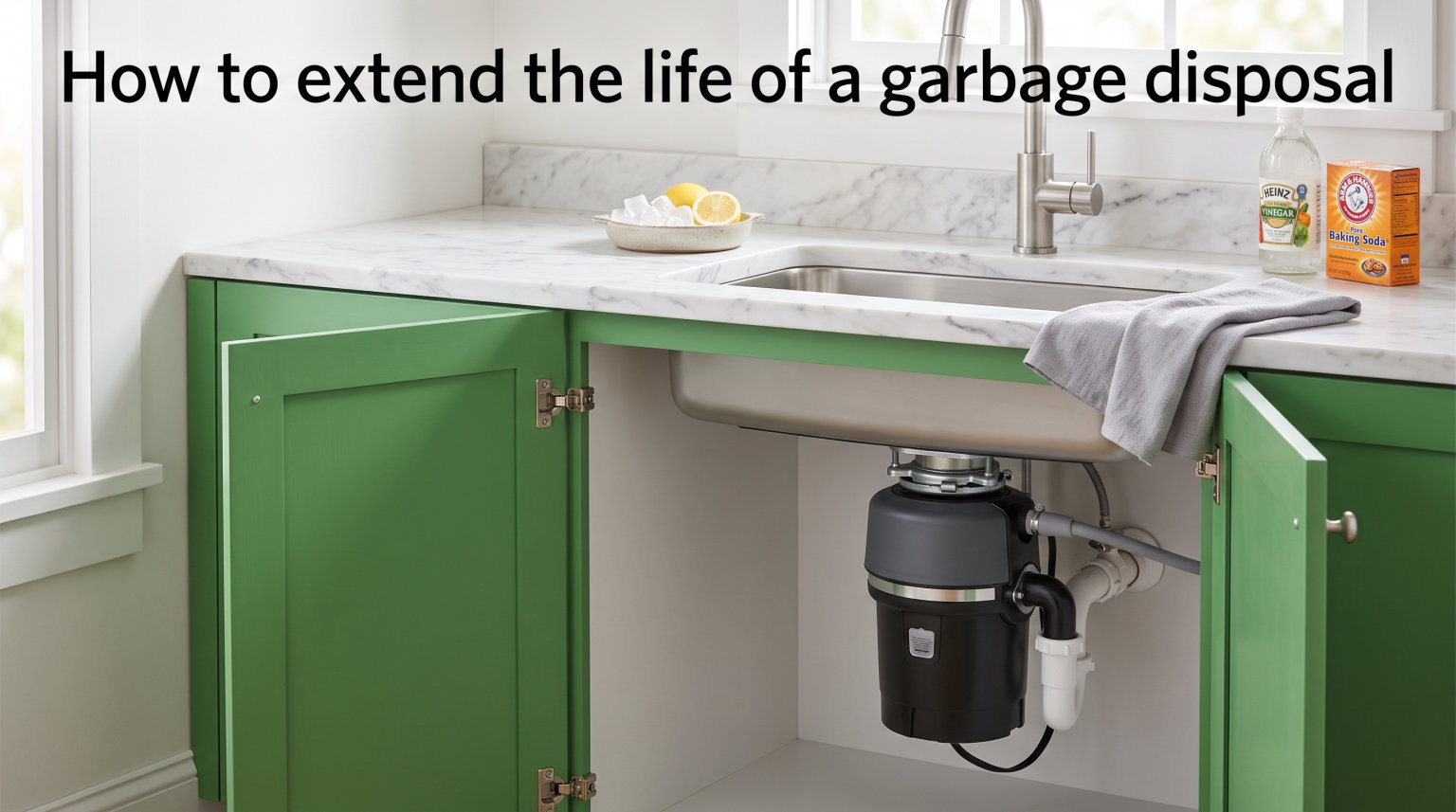 How to extend the life of a garbage disposal