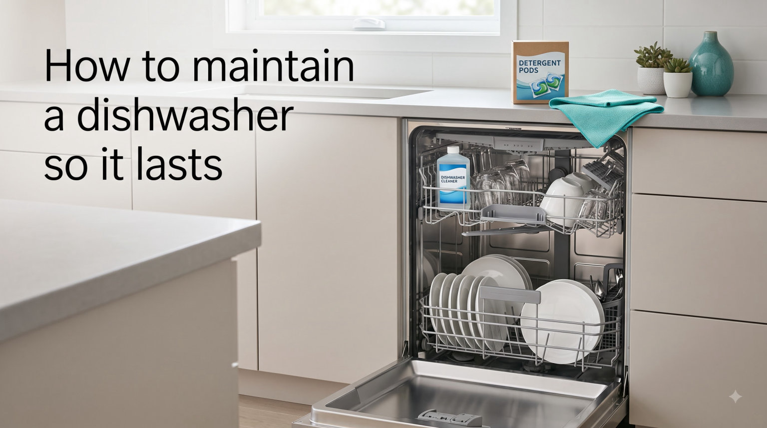 How to maintain a dishwasher so it lasts