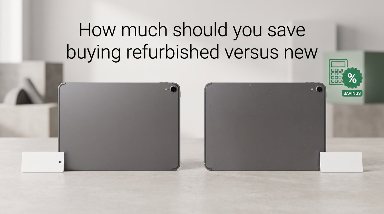 How much should you save buying refurbished versus new