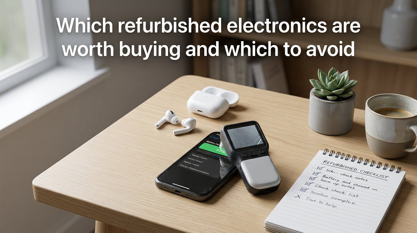 Which refurbished electronics are worth buying and which to avoid