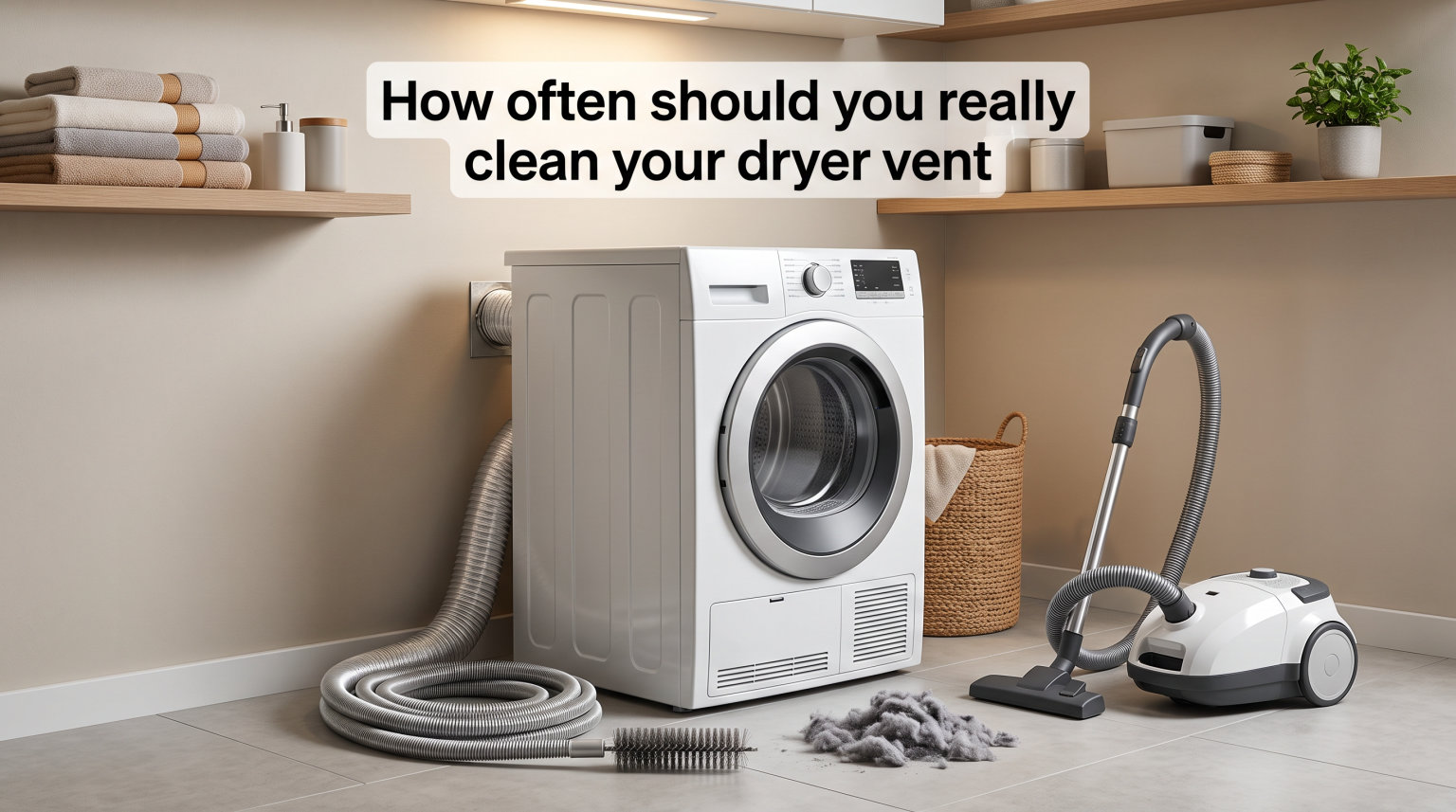How often should you really clean your dryer vent