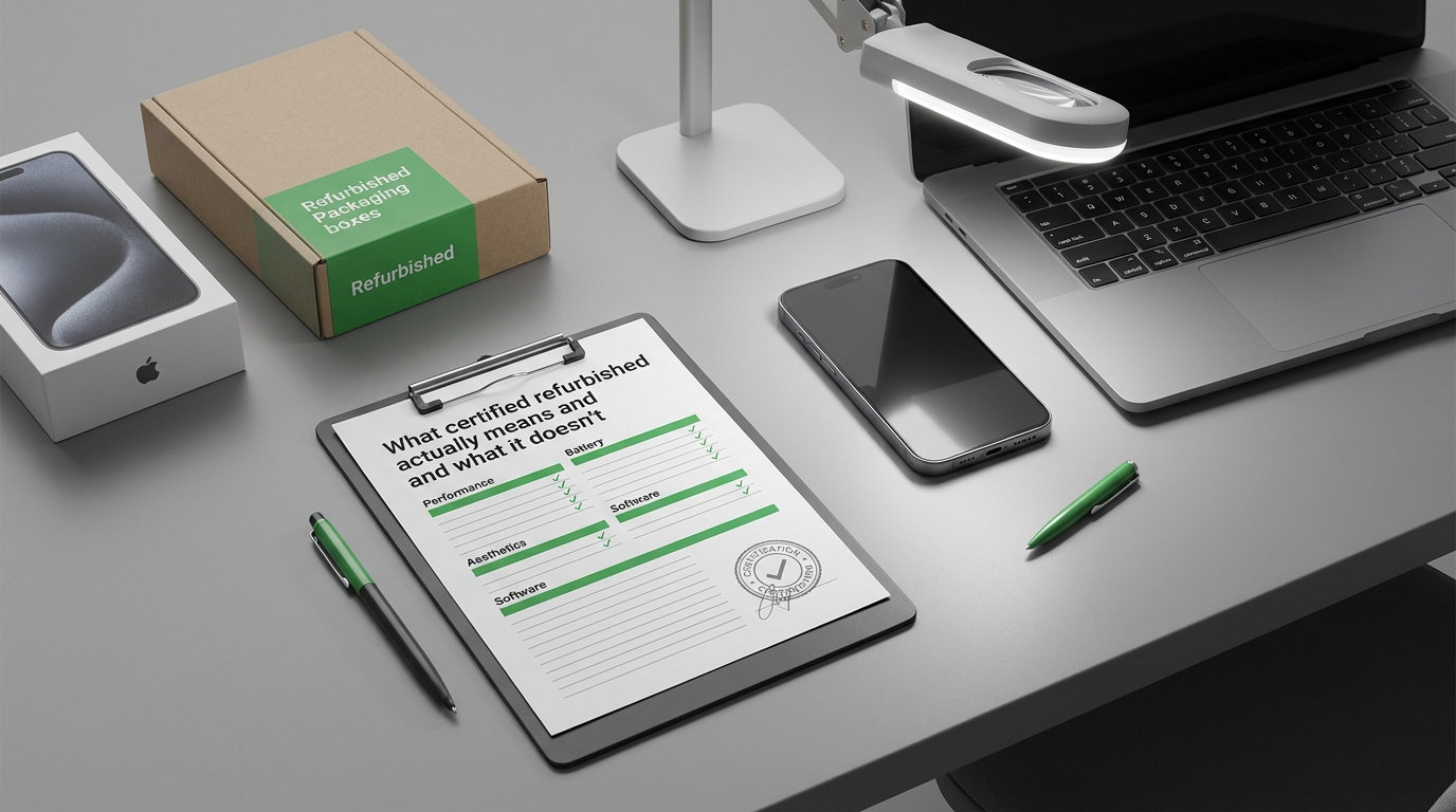 What certified refurbished actually means and what it doesn't