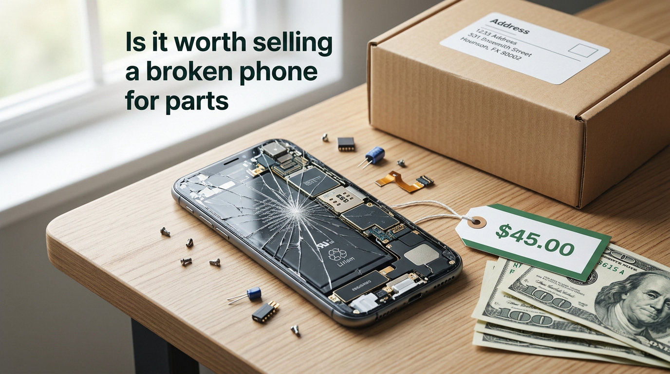 Is it worth selling a broken phone for parts