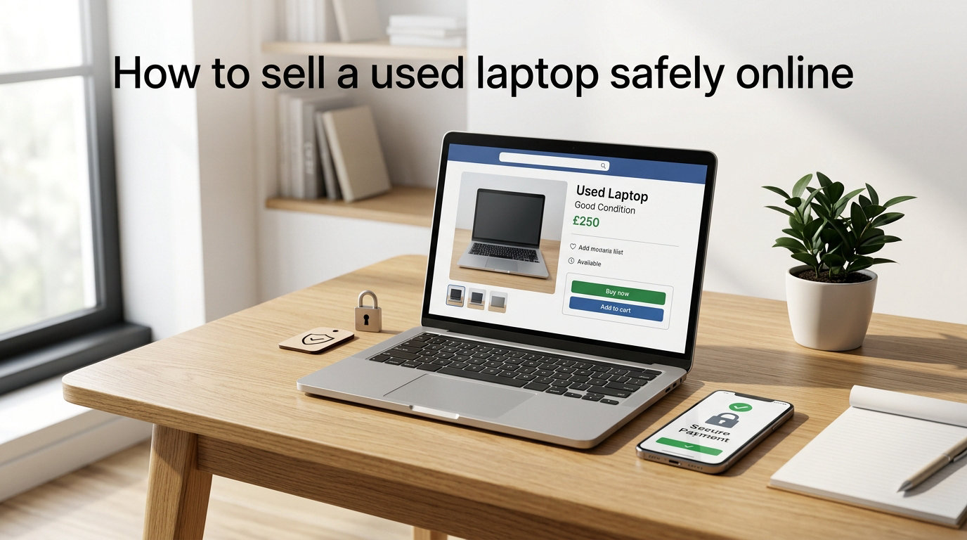 How to sell a used laptop safely online