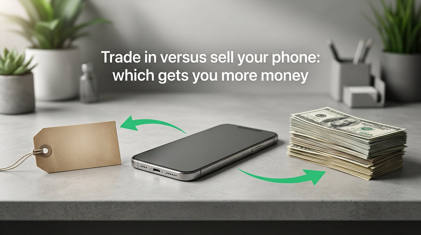 Trade in versus sell your phone: which gets you more money