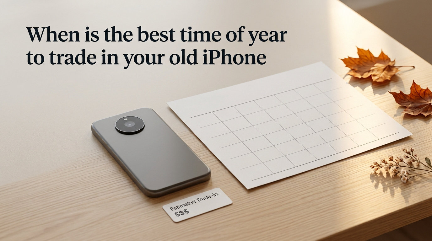 When is the best time of year to trade in your old iPhone
