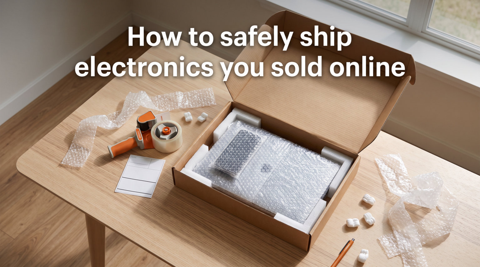 How to safely ship electronics you sold online