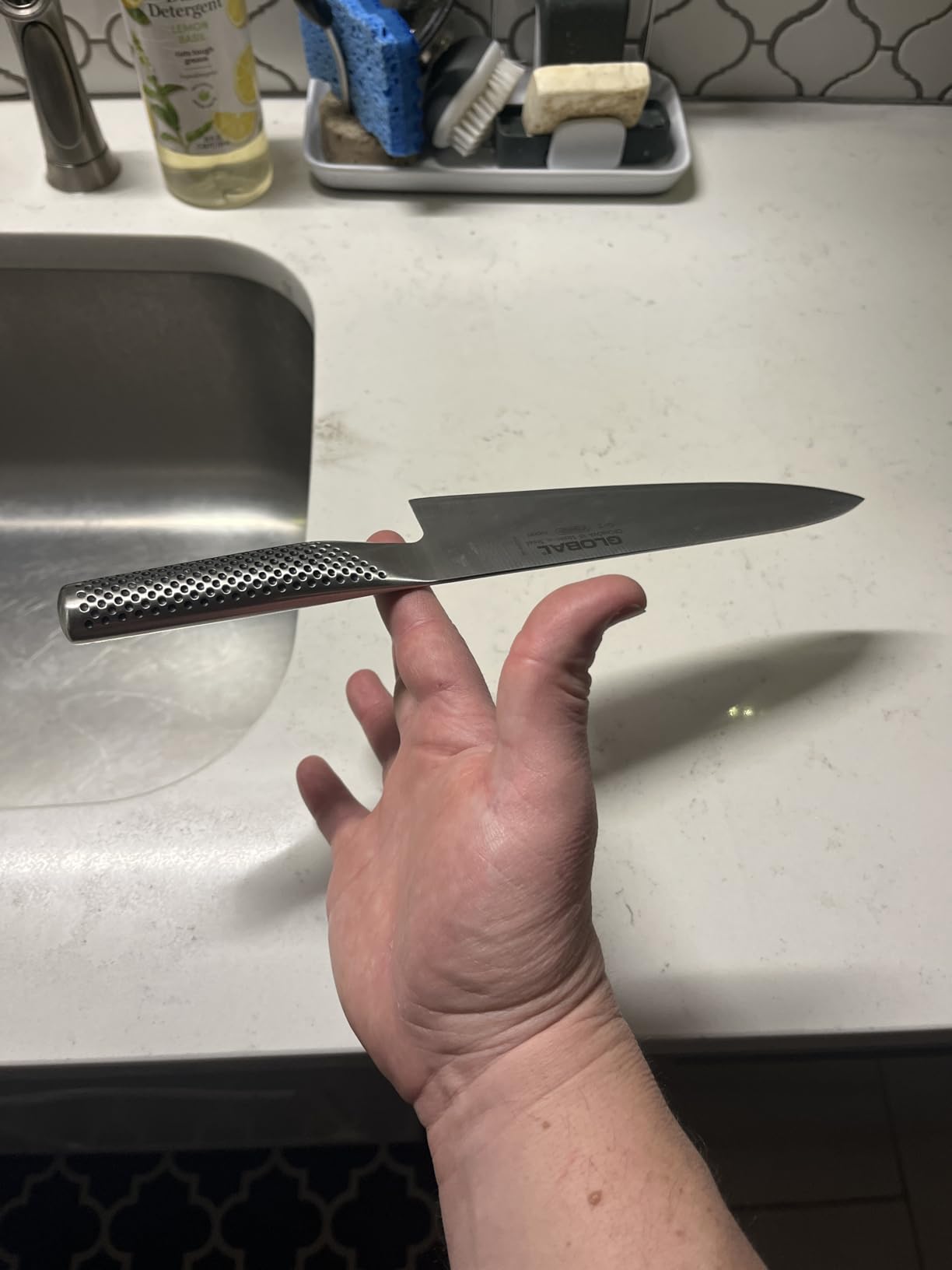 Global - 8 inch, 20cm Chef's Knife, Silver customer photo 1