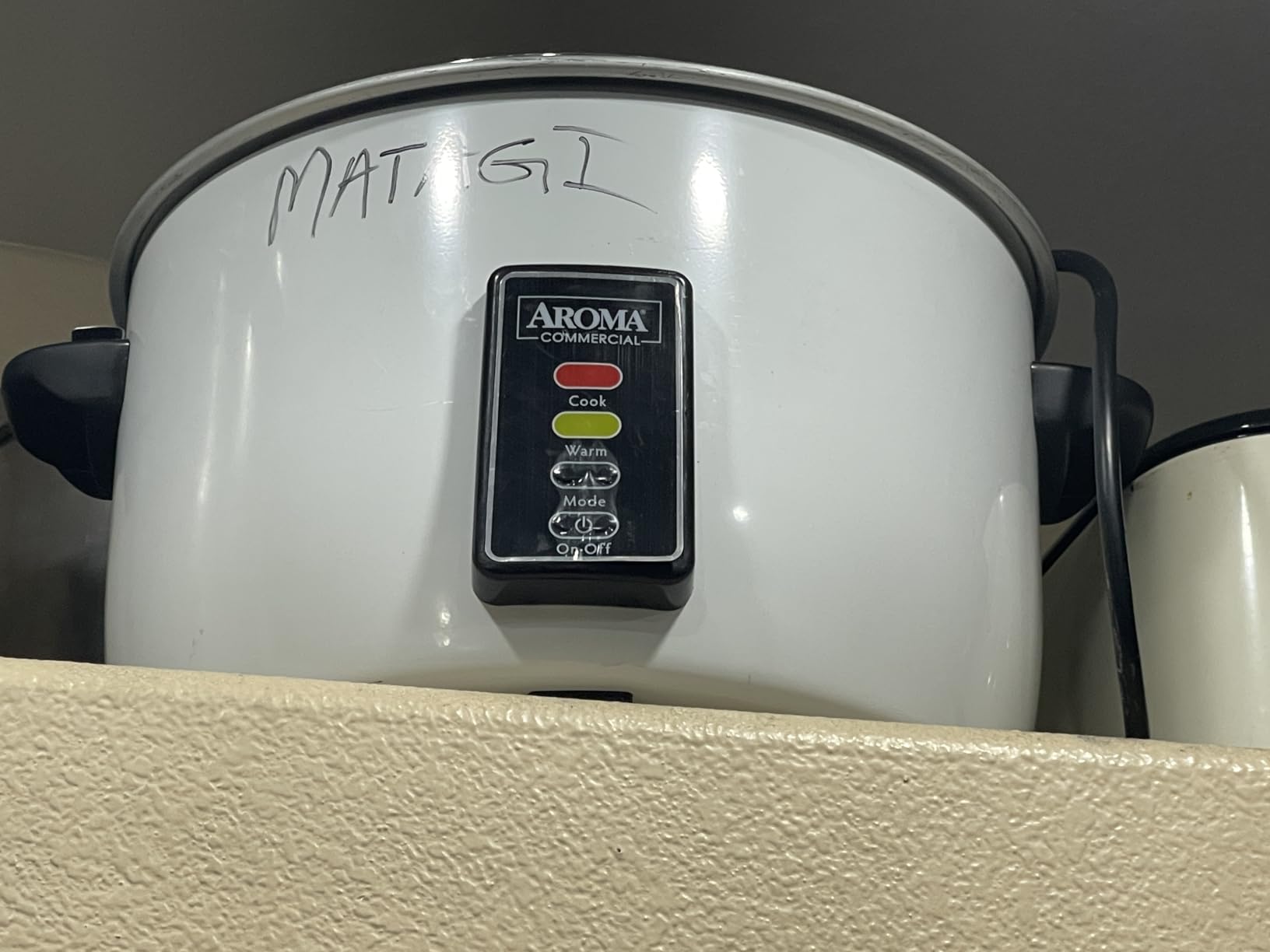 Aroma Housewares 60-Cup (Cooked) (30-Cup UNCOOKED) Commercial Rice Cooker (ARC-1033E), White customer photo 1