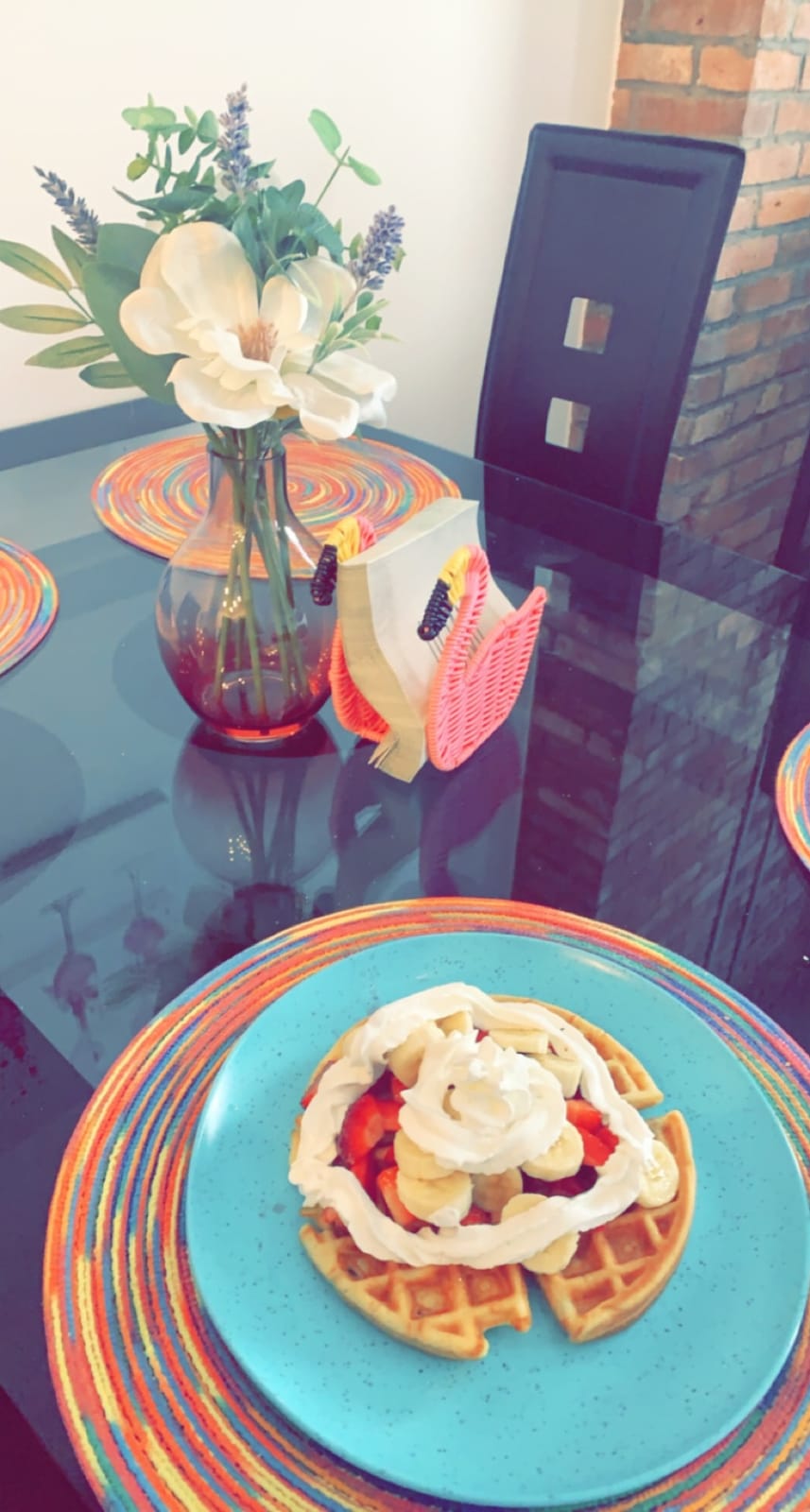 BLACK+DECKER Belgian Waffle Maker, Stainless Steel | Belgian waffle maker with nonstick plates, ready light and vertical storage for easy cleanup. customer photo 2