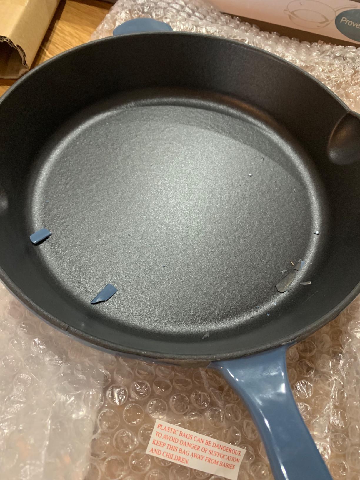 Cuisinart CI22-24BG Chef's Classic Enameled Cast Iron Round Fry Pan, 10-Inch, Provencal Blue customer photo 2