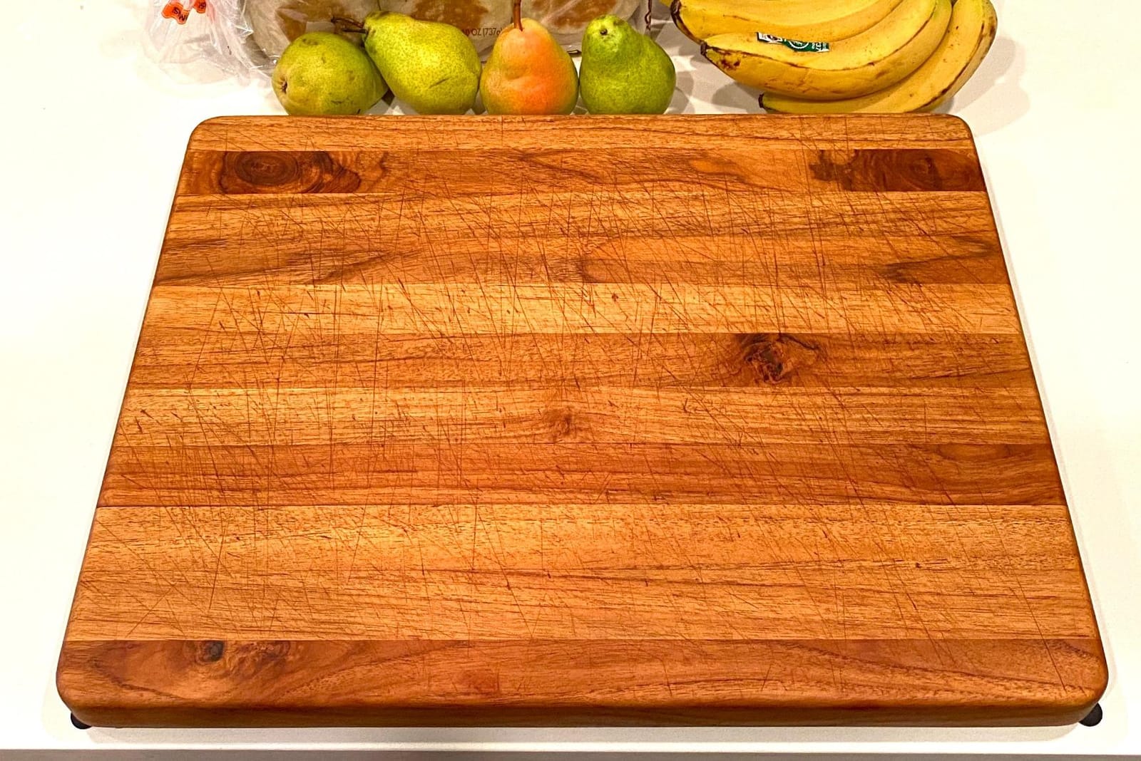 Teakhaus Cutting Board - Extra Large (XL) Teak Wood Cutting Board 24L x 18W x 1.5 Thick - Sustainably Harvested and FSC Certified - Knife Friendly with Natural Oil Finish customer photo 1
