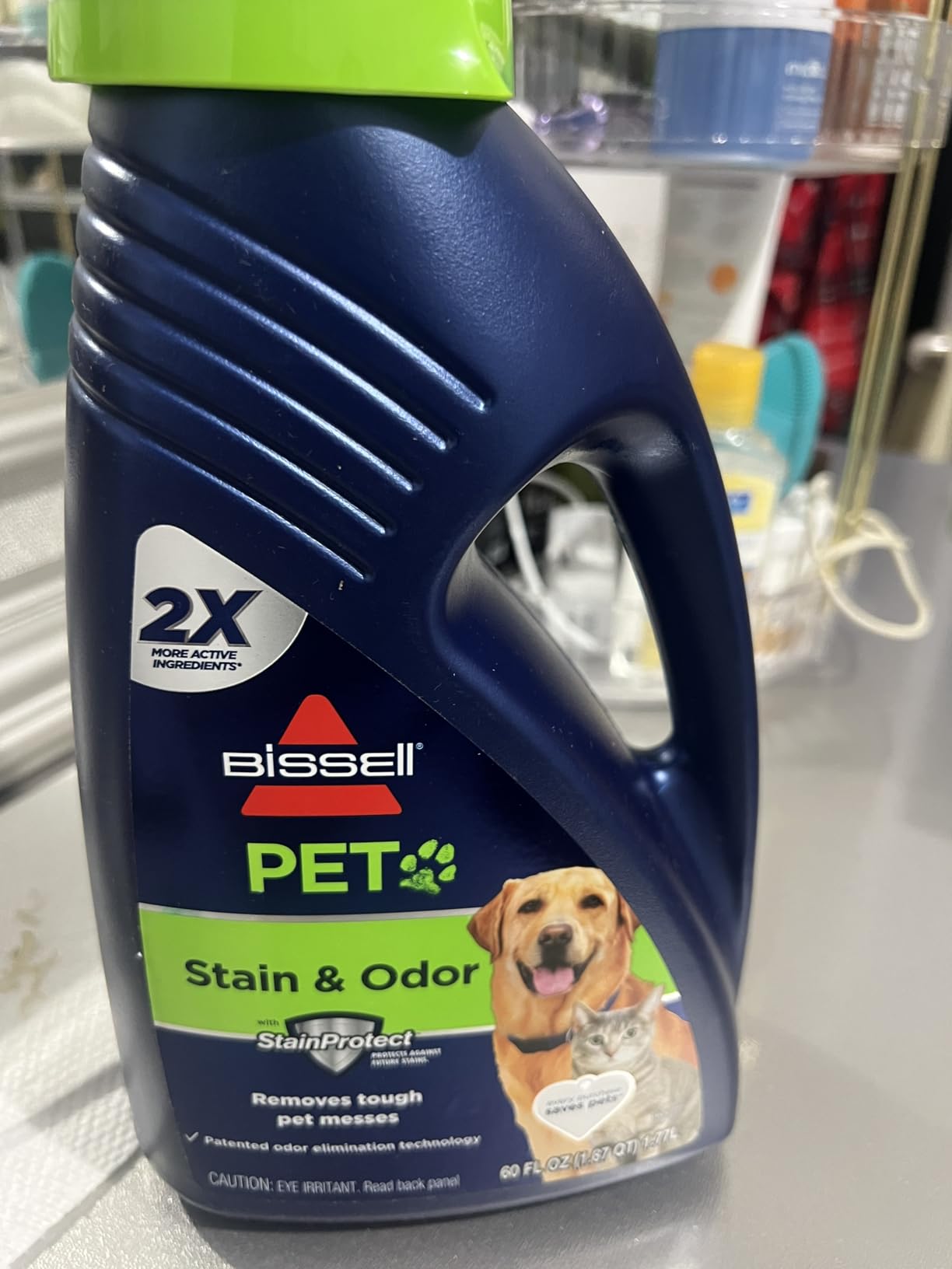 BISSELL 2X Pet Stain & Odor Full Size Machine Formula, 60 ounces, 99K52 customer photo 1