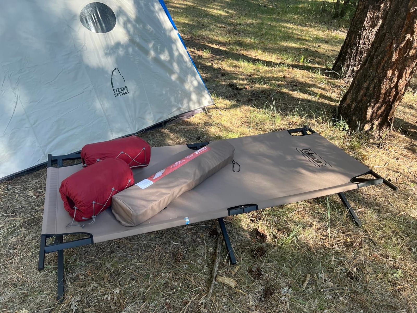 Coleman Trailhead II Large Folding Cot with Easy Setup & Takedown, Supports Adults up to 6ft 2in or 300lbs, Great for Camping, Lounging, Elevated Sleeping, Guests, & More customer photo 2