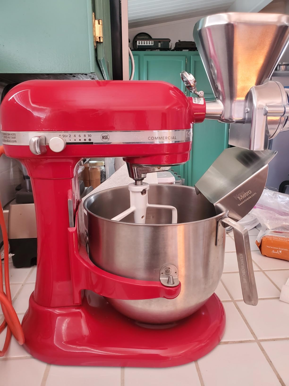 KitchenAid KGM All Metal Grain Mill Attachment for KitchenAid Stand Mixers, 12 Grind Levels, Grind Wheat Corn Oats customer photo 2