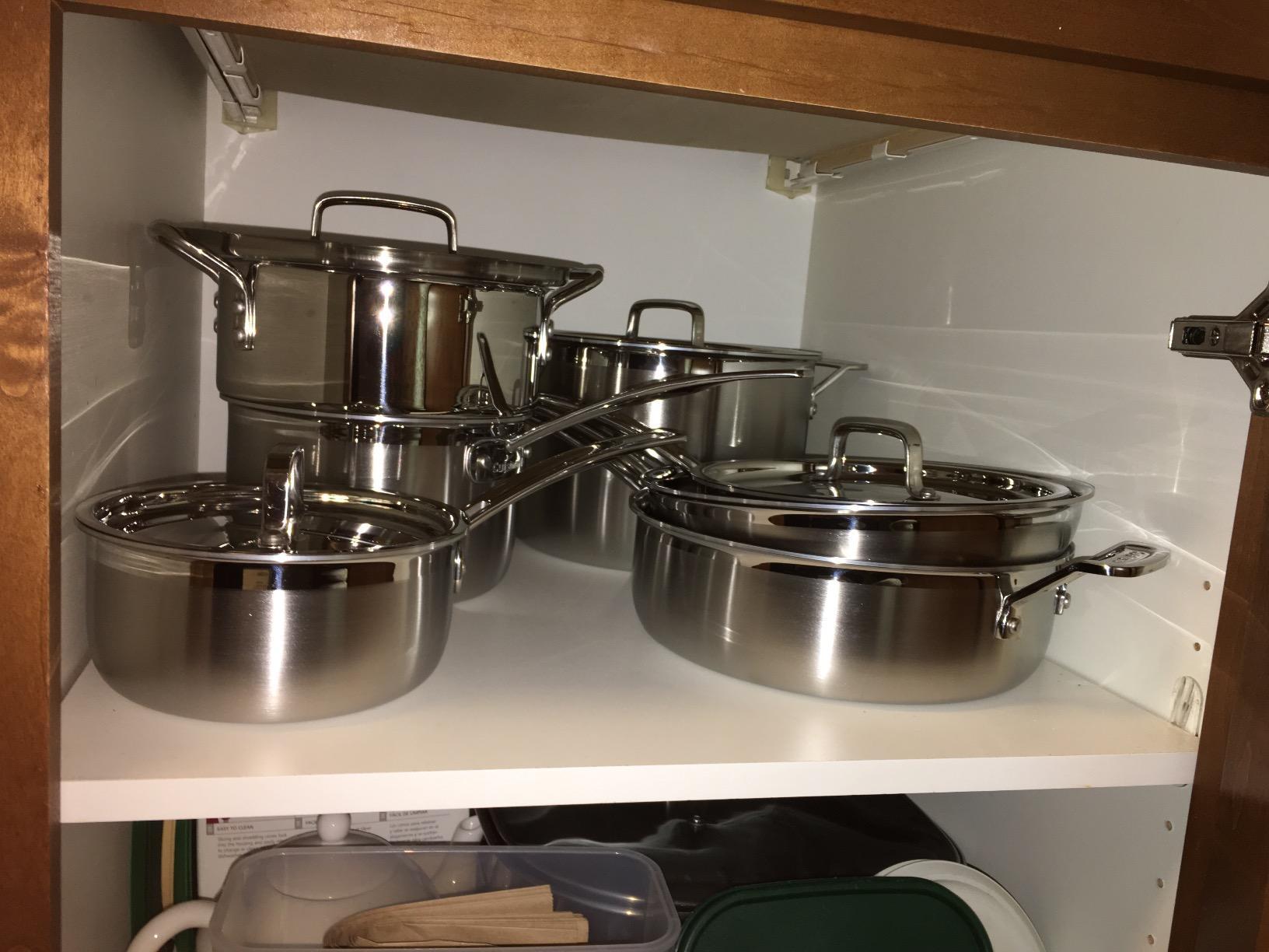 Cuisinart Stainless Steel Pots and Pans Set, 12 pc - Induction Compatible, Oven Safe to 500F, MCPS-12N customer photo 1