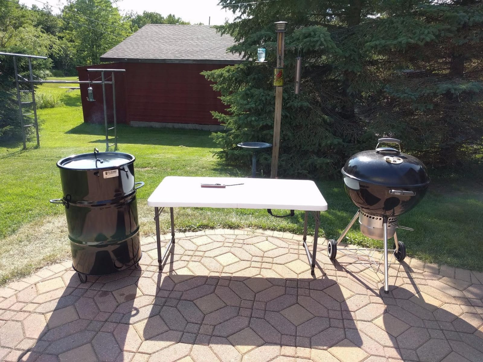 Pit Barrel Cooker Premier Series 18.5 Inch Drum Smoker | Porcelain Coated Steel BBQ Grill, Ugly Drum BBQ Smoker customer photo 1