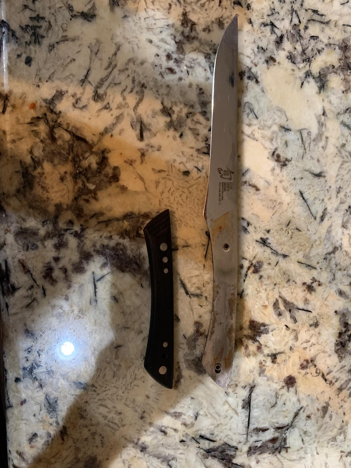 Shun Shima 4 Piece Steak Knife Set, AUS8A Stainless Steel Blades, Pakkawood Handle customer photo 1