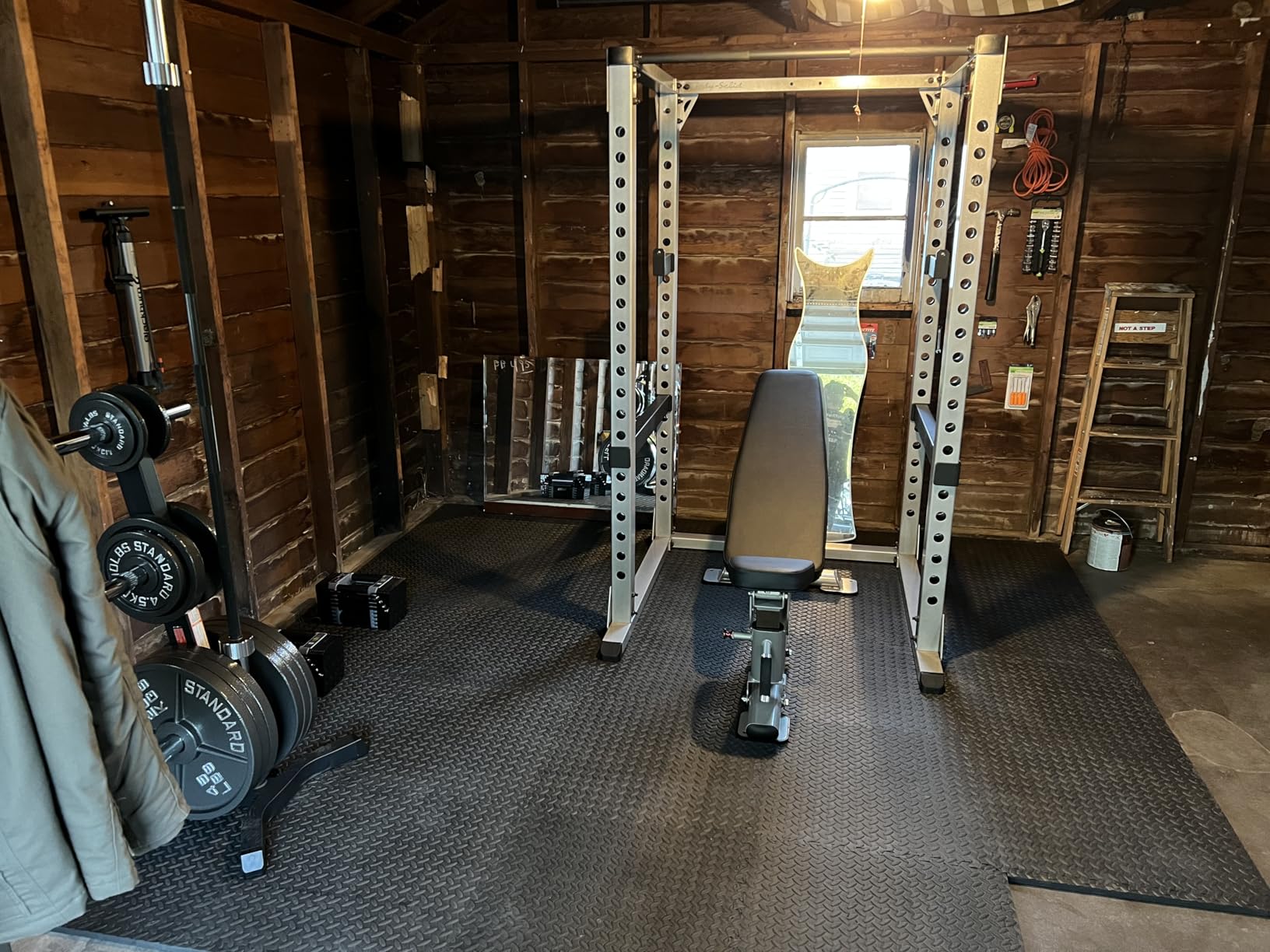 Body-Solid GPR378 Power Rack - Heavy-Duty Steel Squat Cage with Adjustable Safety Bars and Chin-Up Bar for Home and Light Commercial Gym customer photo 2