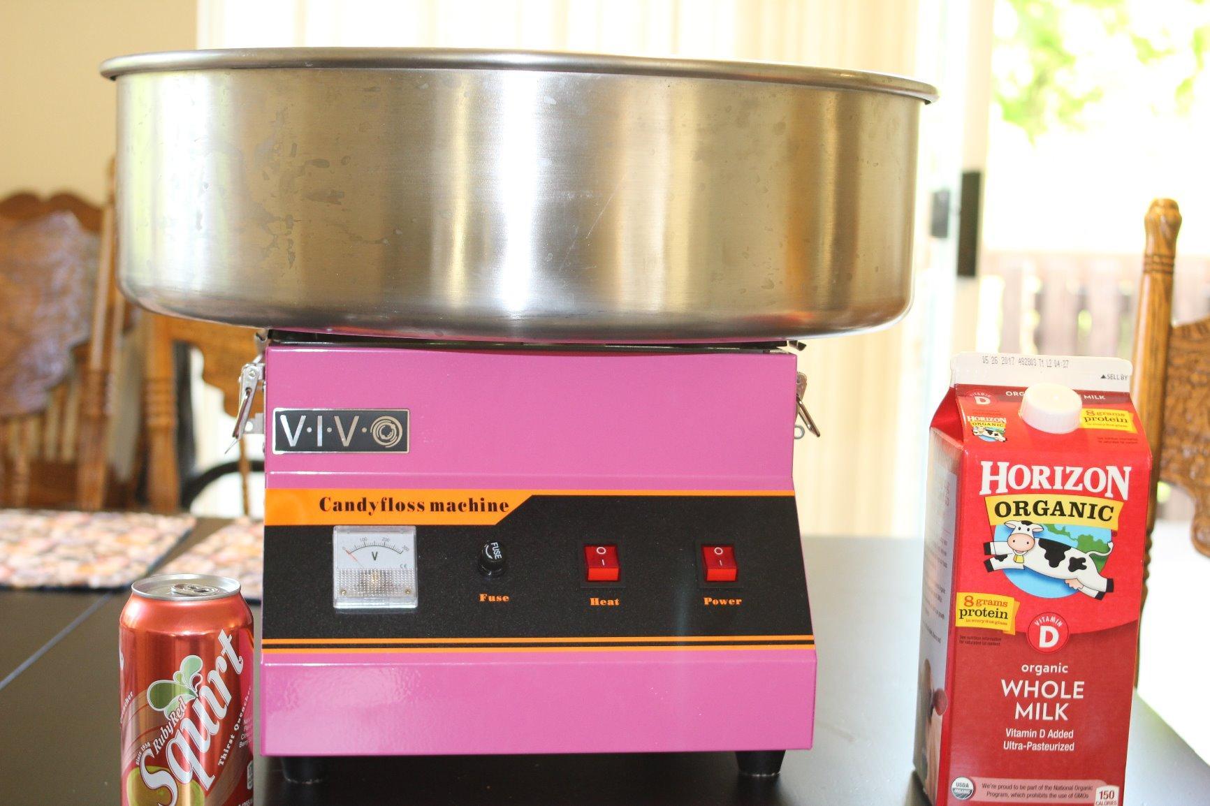VIVO Pink 1030W Electric Cotton Candy Machine, CANDY-V001 | Commercial Candy Floss Maker, 20 in Stainless Steel Bowl with Sugar Scoop, Easy Home Use customer photo 1