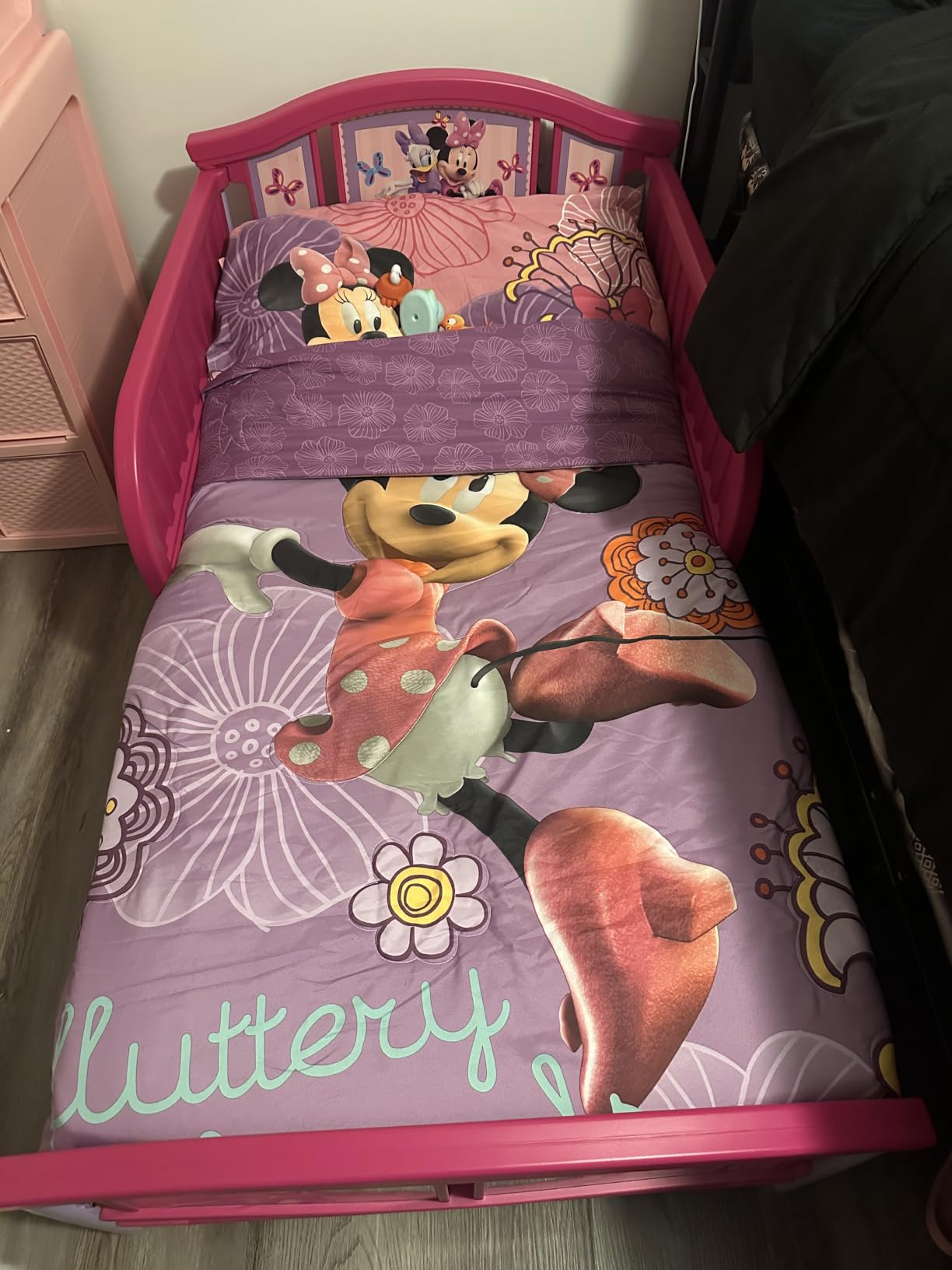 Delta Children Plastic Toddler Bed, Disney Minnie Mouse customer photo 2