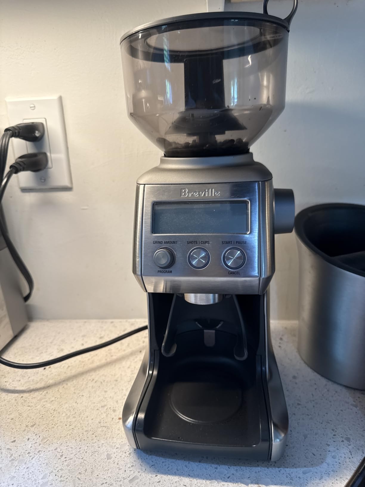 Breville BCG820BSS Smart Grinder Pro, Brushed Stainless Steel - 60 settings customer photo 2