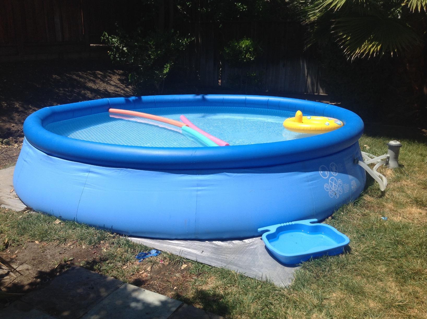 Intex Easy Set 13ft x 33in Inflatable Ring Above Ground Pool Set w/Pump | 28141EH - 530 GPH Cartridge Filter Pump and Type A Filter Cartridge Included customer photo 1