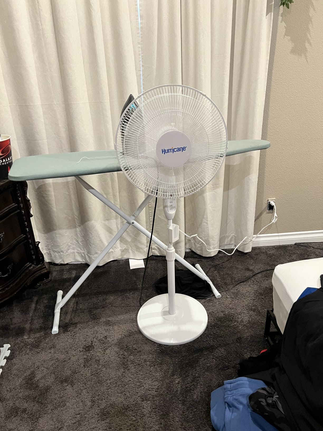 Hurricane Pro High-Velocity Oscillating Metal Stand Fan, 3 Speeds, 20in | Heavy-Duty Cooling Pedestal Unit w/ 4500 CFM, Adjustable Tilt & Height for Home, Garage, Gym & Workshop customer photo 1