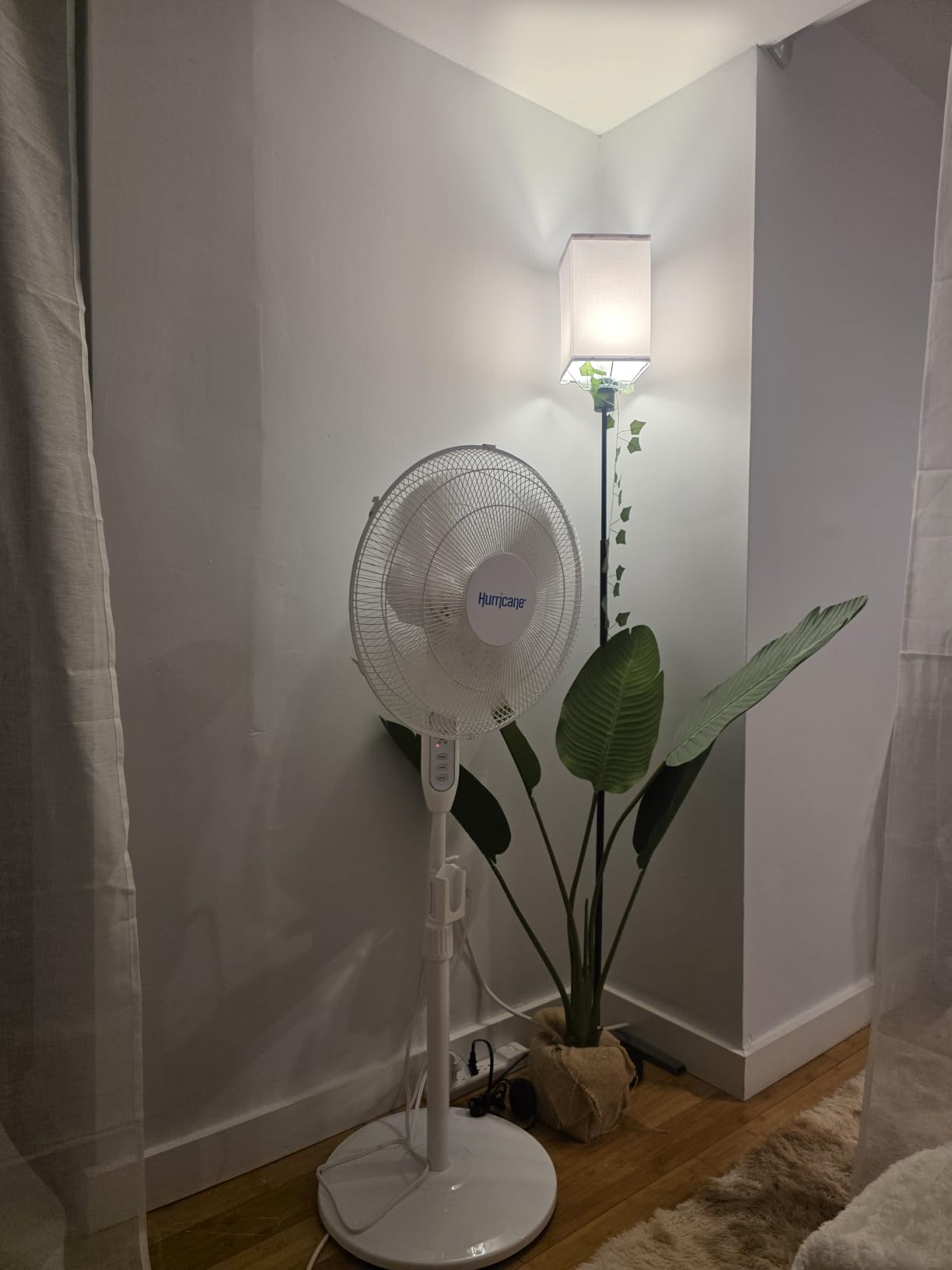 Hurricane Pro High-Velocity Oscillating Metal Stand Fan, 3 Speeds, 20in | Heavy-Duty Cooling Pedestal Unit w/ 4500 CFM, Adjustable Tilt & Height for Home, Garage, Gym & Workshop customer photo 2