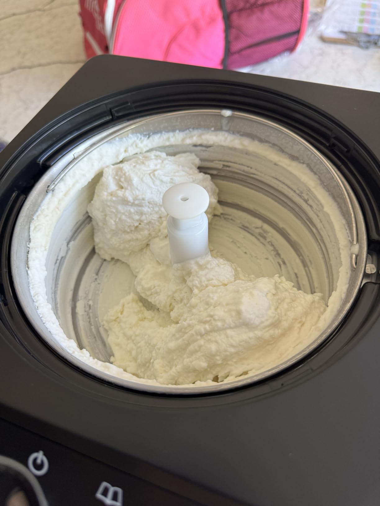 Whynter Ice Cream Maker Machine Automatic 2.1 Qt. Upright with Built-In Compressor, LCD Digital Display & Timer, No Pre-Freezing, ICM-201SB, Stainless Steel customer photo 2