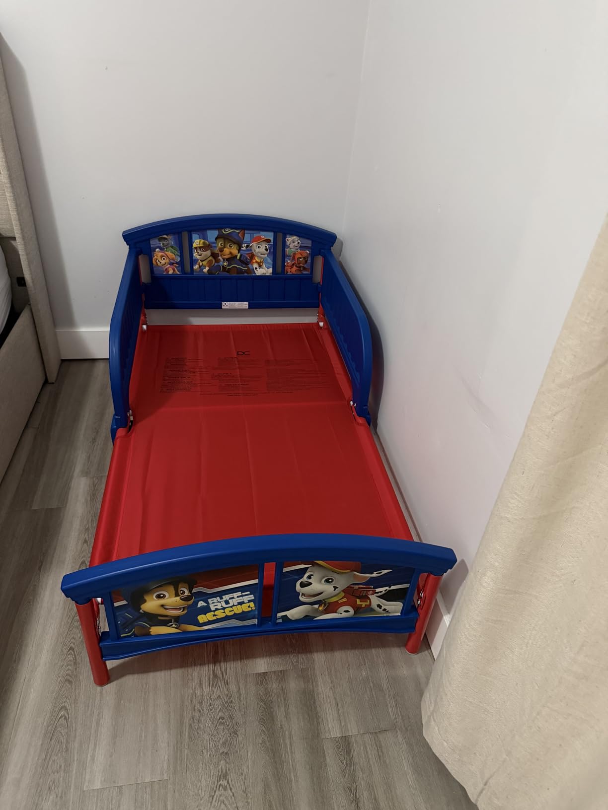 Delta Children Plastic Toddler Bed, Nick Jr. PAW Patrol customer photo 1