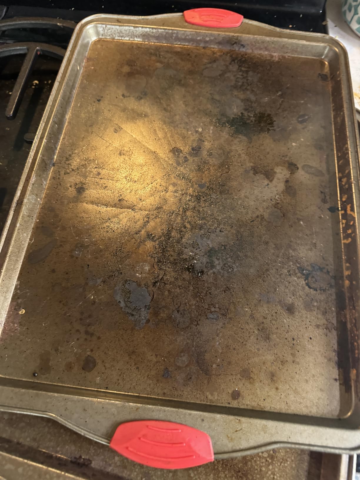 Premium Nonstick Baking Sheet Pans - Set of 3, Heavy-Gauge Carbon Steel, Warp, Dent, and Rust-Resistant - Gourmet Rimmed Half Cookie Sheet Trays, Non-Toxic for Exceptional Baking Performance customer photo 1