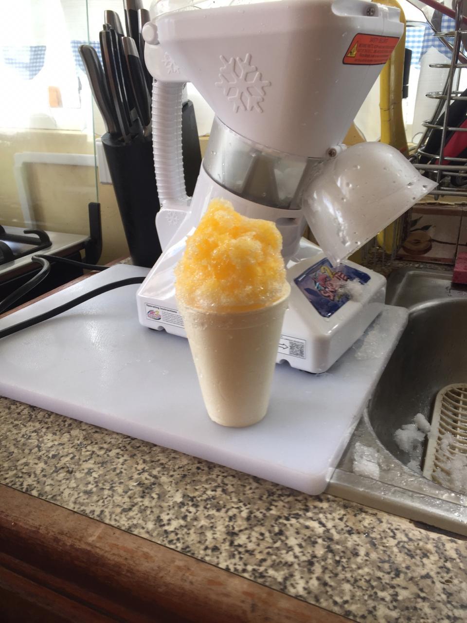 SNOWIE Little Snowie Max Snow Cone Machine (6-Stick Kit, White) | Premium Shaved Ice Maker, With Powder Sticks Syrup Mix customer photo 1