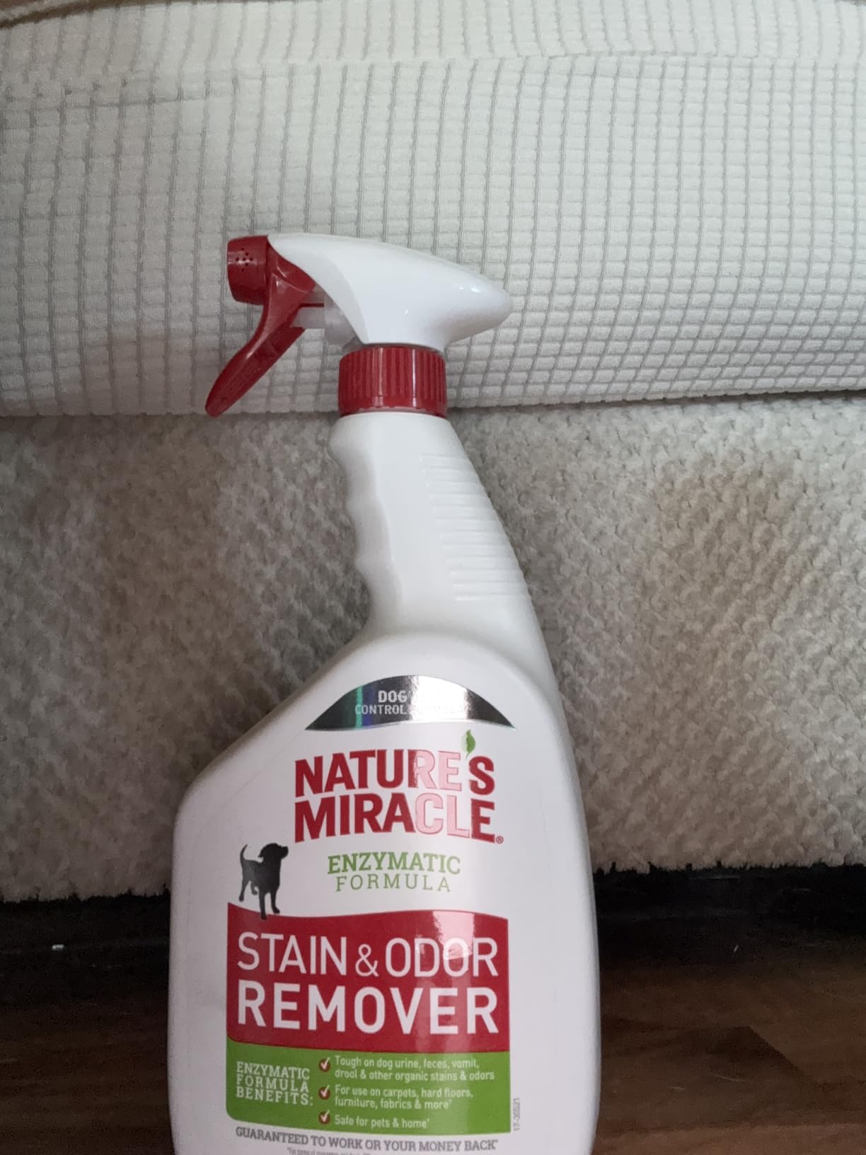 Nature's Miracle Dog Stain & Odor Remover, Enzymatic Cleaner, 32 oz customer photo 1